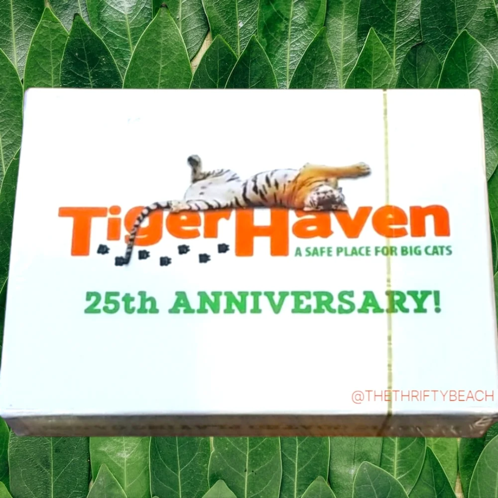 Tiger Haven 25th Anniversary Playing Cards Sealed New
